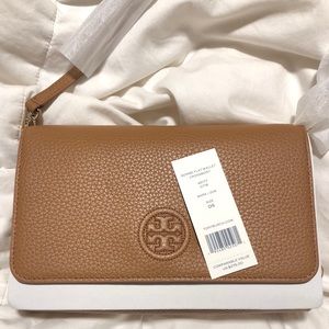 Tory Burch Bombe Flat Wallet Crossbody Bag